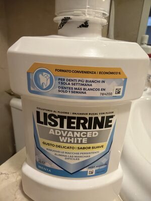 LISTERINE ADVANCED WHITENING MOUTHWASH 1000 ml