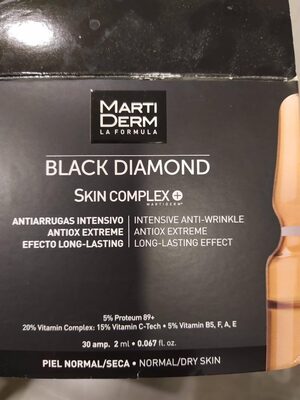 MARTIDERM BLACK DIAMOND skin complex advanced ampoules 30 x 2 ml