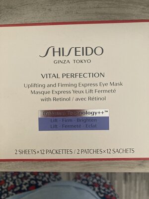 SHISEIDO VITAL PERFECTION uplifting & firming express eye mask 12 she