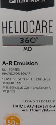 HELIOCARE 360° MD AR sunscreen emulsion SPF50+ 50 ml