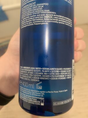 LA ROCHE POSAY KERIUM DOUX physiological gel shampoo, for sensitive scalp 400 ml
