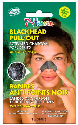 7TH HEAVEN CHARCOAL pore strips 3 u