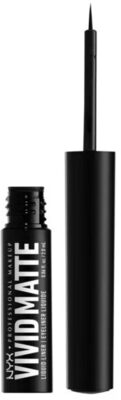 NYX PROFESSIONAL MAKE UP VIVID MATTE liquid liner #black 2 ml