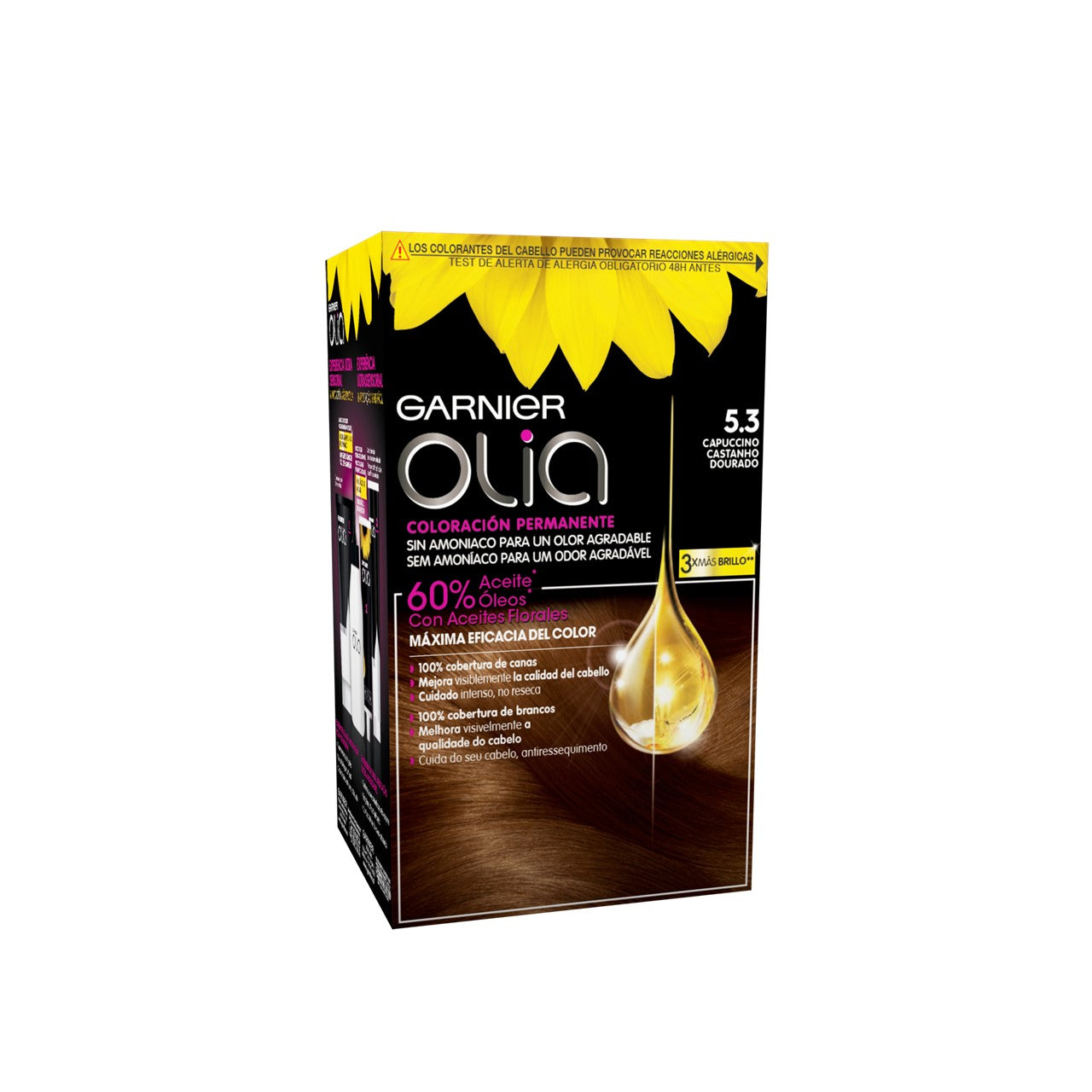GARNIER OLIA coloración permanente sin amoniaco #5.3-capuccino 1 u