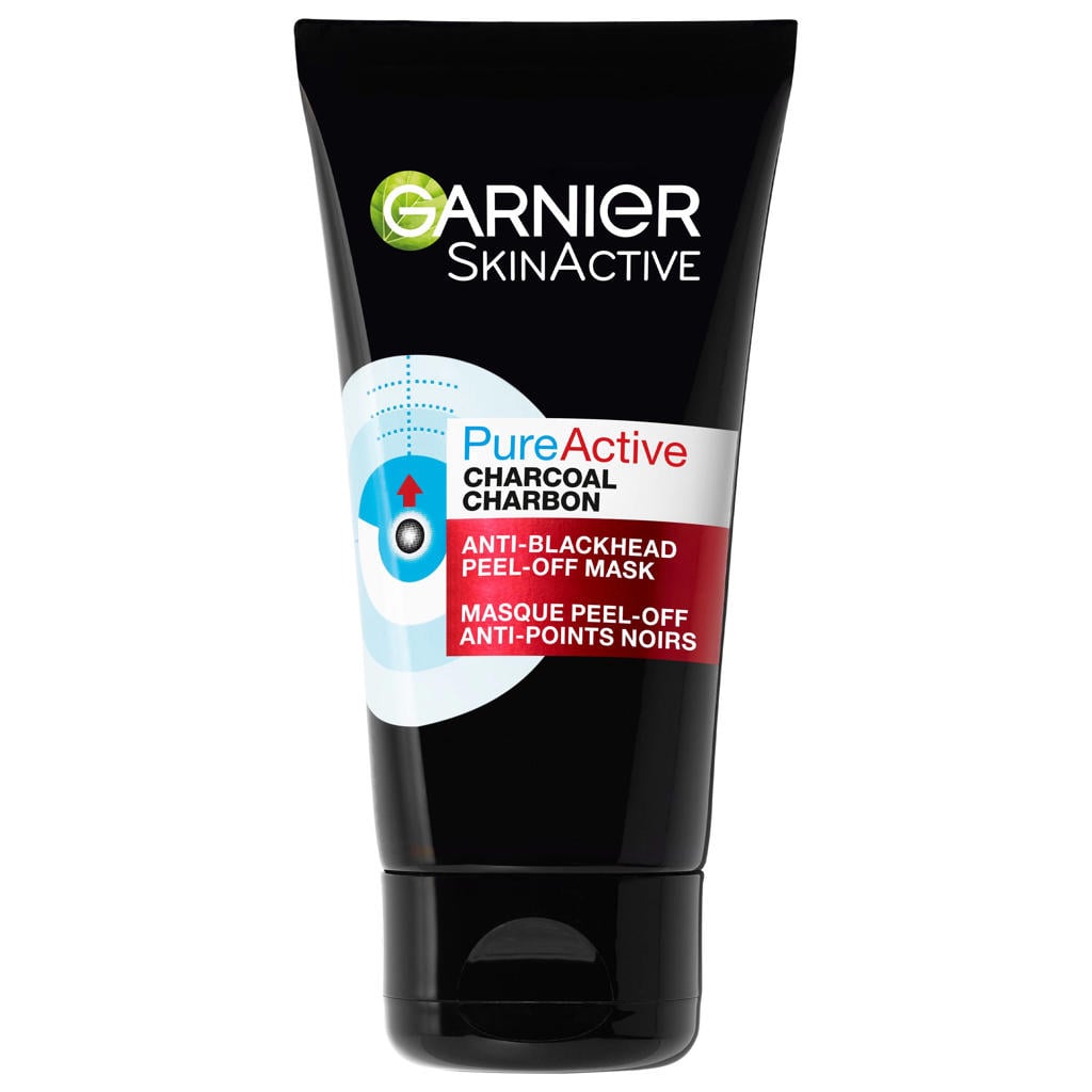 GARNIER PURE ACTIVE CARBON mascarilla peel-off anti-puntos negros 50 ml