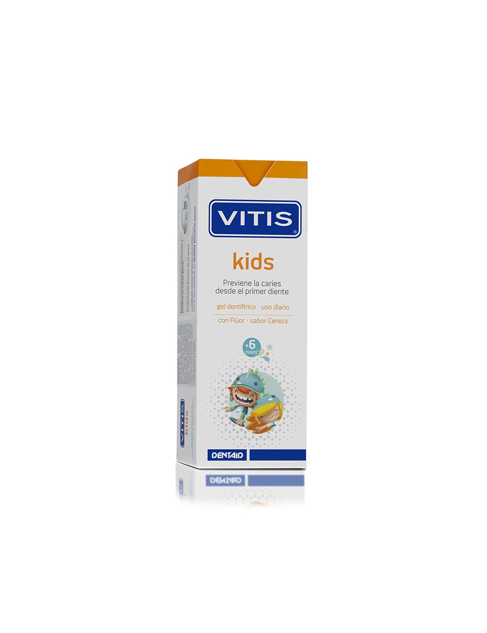 VITIS KIDS toothpaste gel with fluoride #Cherry 50 ml