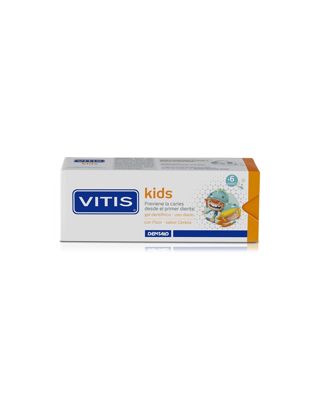 VITIS KIDS toothpaste gel with fluoride #Cherry 50 ml