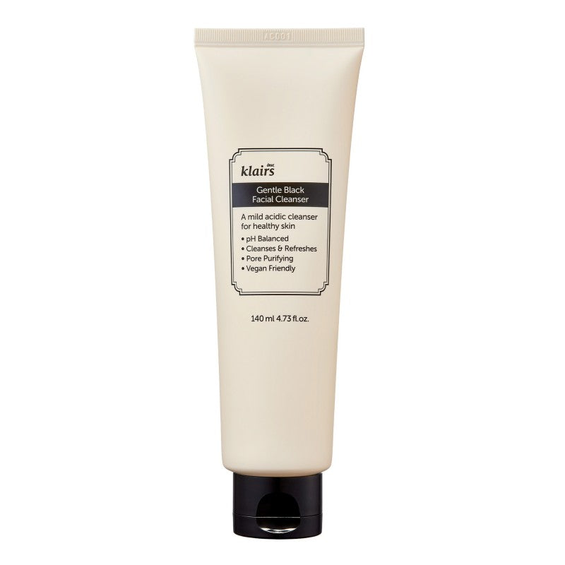 KLAIRS GENTLE BLACK facial cleanser 140 ml