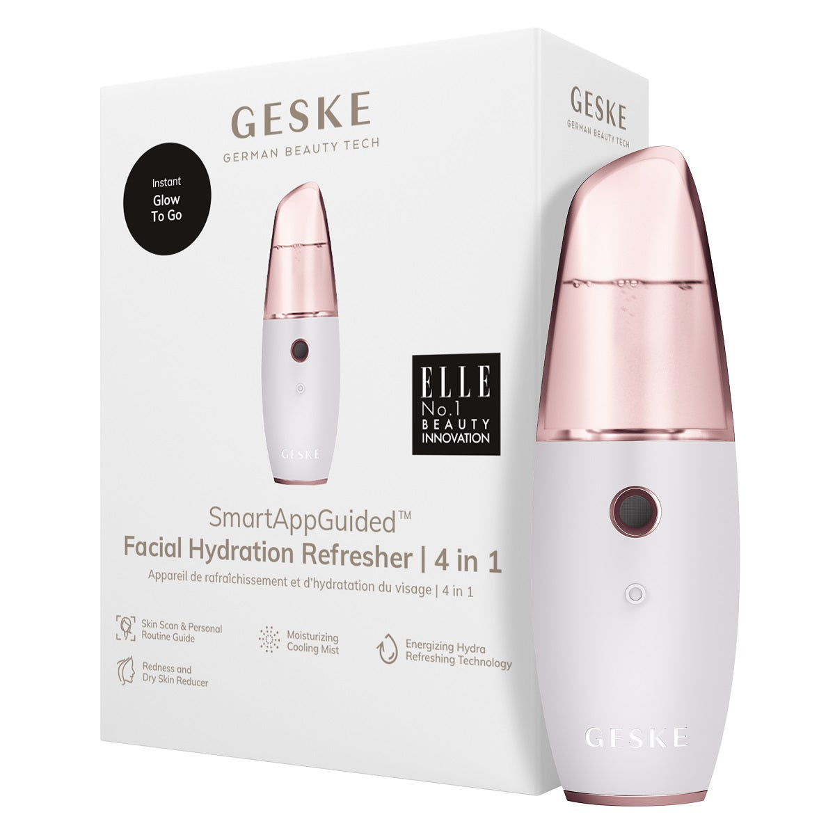 GESKE SMART APP GUIDED refreshing facial hydration 4 in 1 #white 1 u