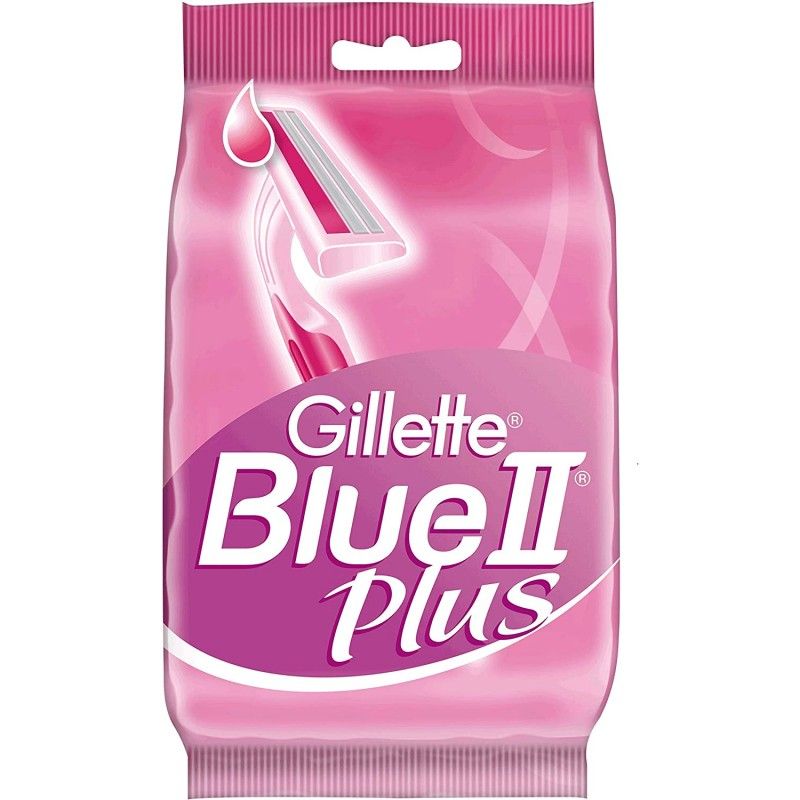 GILLETTE VENUS BLUE II PLUS disposable hair removal blades 6 units
