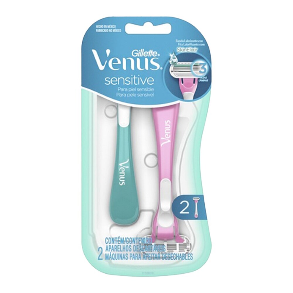 GILLETTE VENUS3 DRAGONFRUIT disposable hair removal blades 3 units