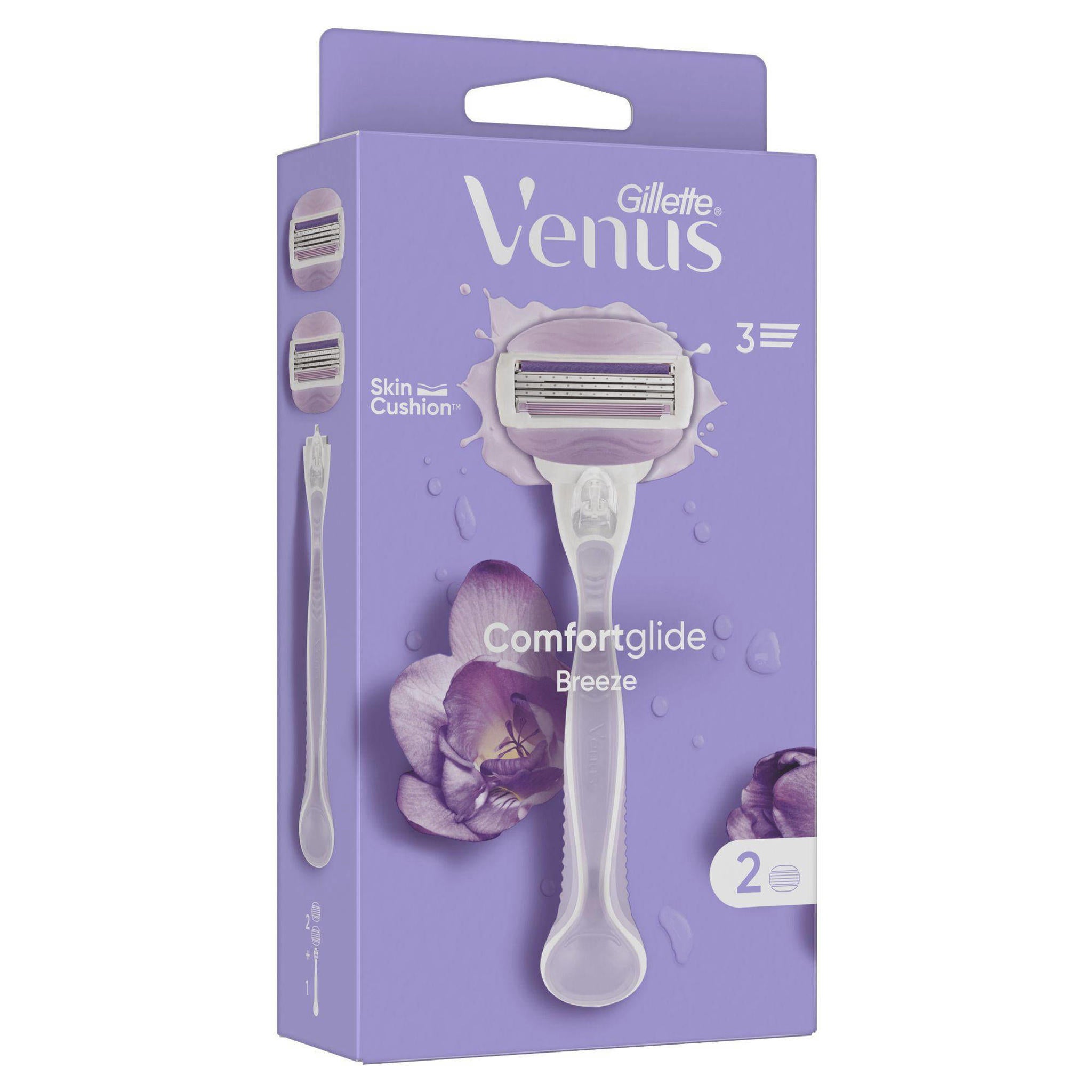 GILLETTE VENUS BREEZE razor + 2 refills