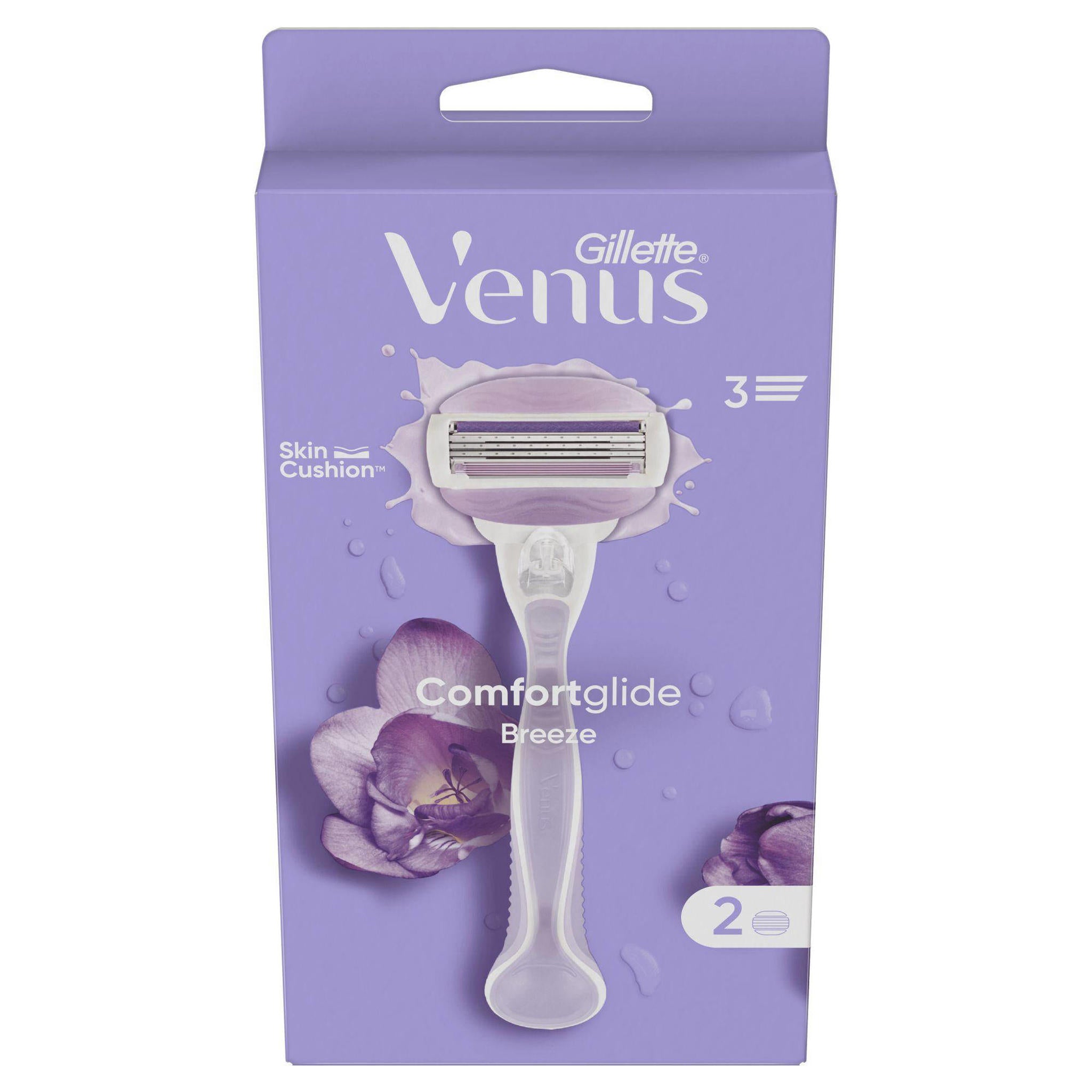 GILLETTE VENUS BREEZE razor + 2 refills