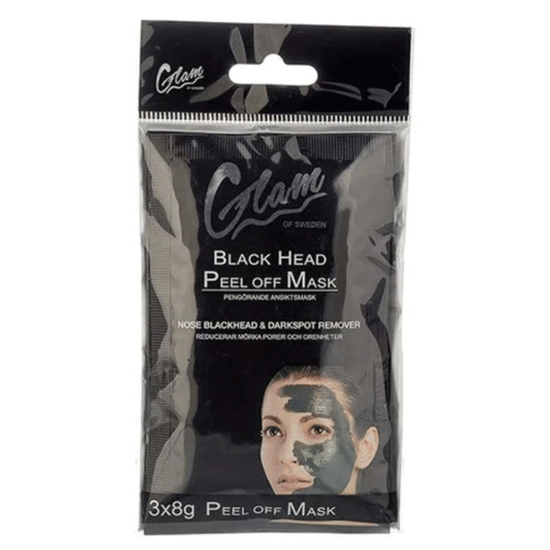 GLAM OF SWEDEN MASK black head peel off 3 x 8 gr