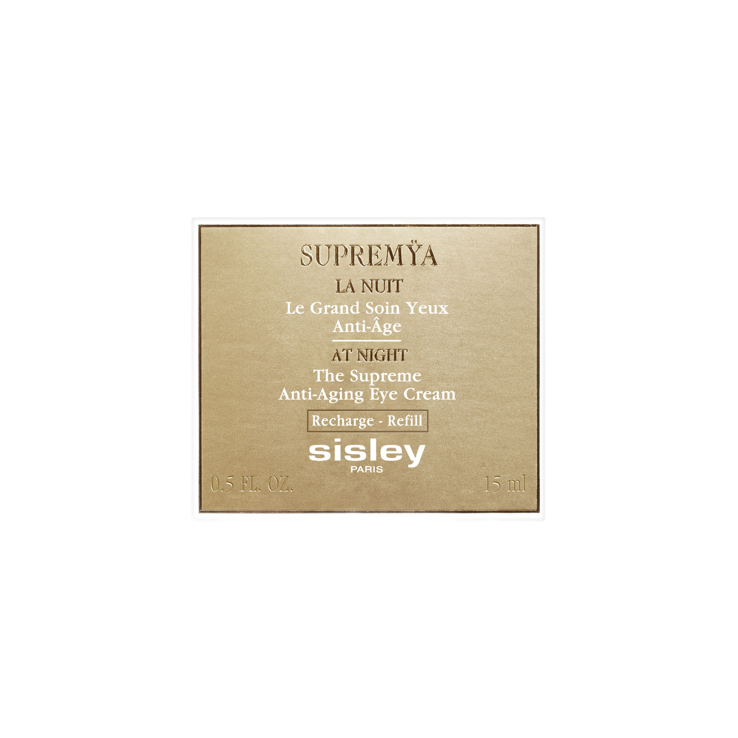 SISLEY SUPREMYA at night the great anti-aging eye care refill 15 ml