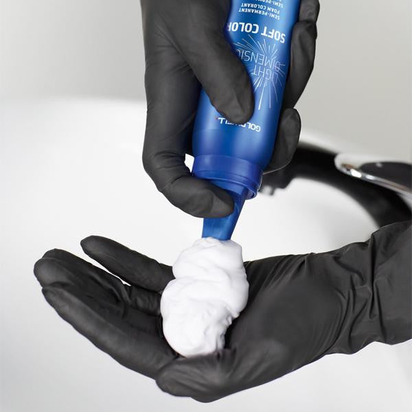 GOLDWELL LIGHTDIMENSIONS soft color semi-permanent foam colorant #10-beige silver