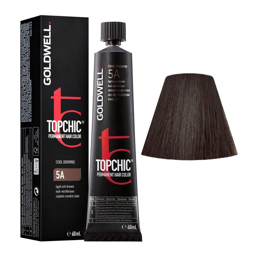 GOLDWELL TOPCHIC permanent hair color #5A 60 ml