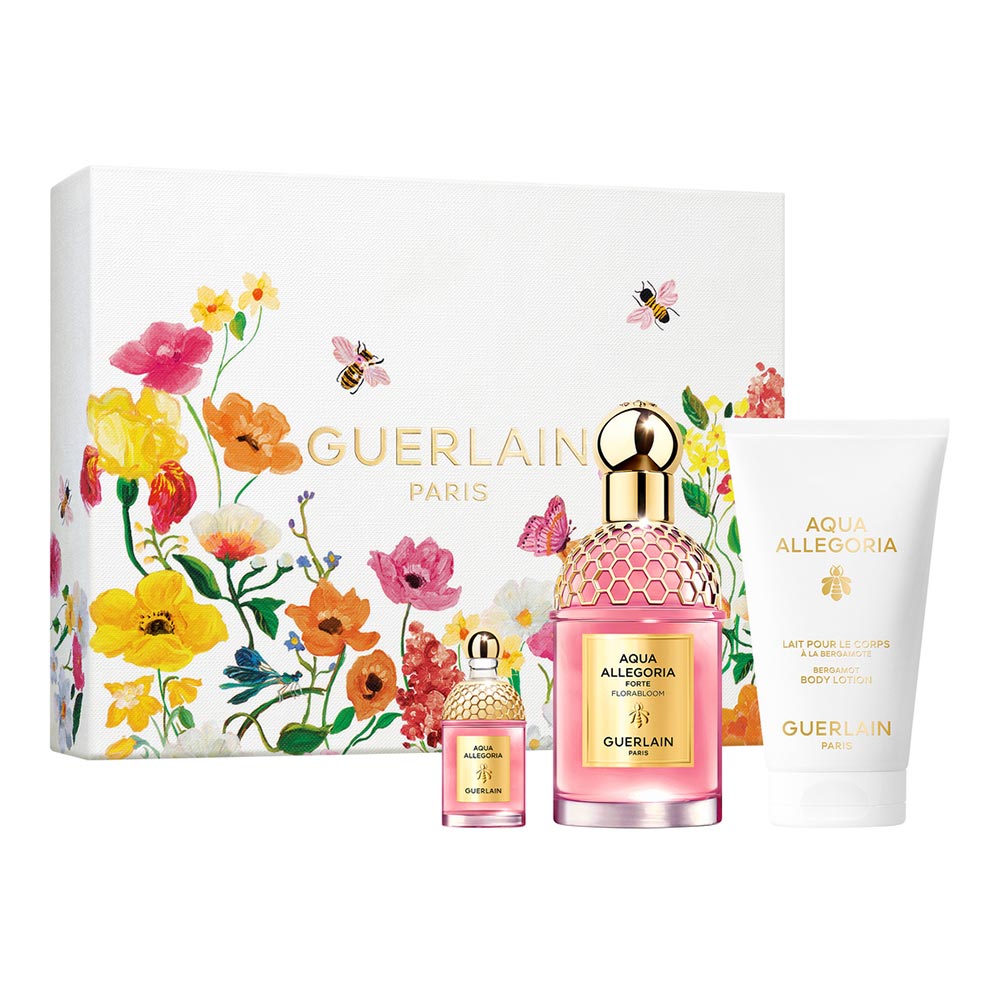 GUERLAIN AQUA ALLEGORIA FLORABLOOM FORTE CASE 3 pcs