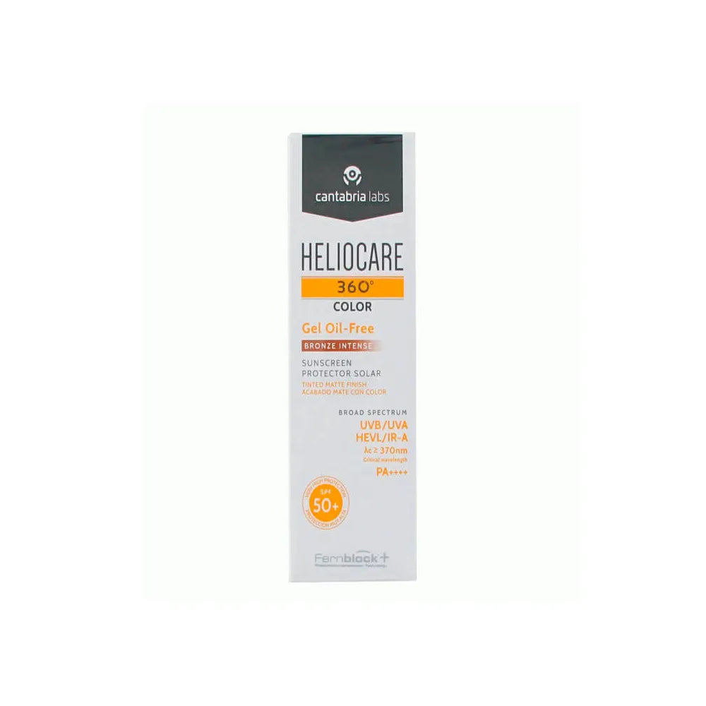 HELIOCARE 360° COLOR sunscreen with oil-free gel color SPF50+ #Bronze intense 50 ml