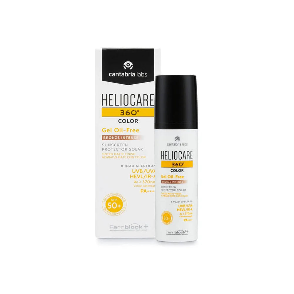 HELIOCARE 360° COLOR sunscreen with oil-free gel color SPF50+ #Bronze intense 50 ml