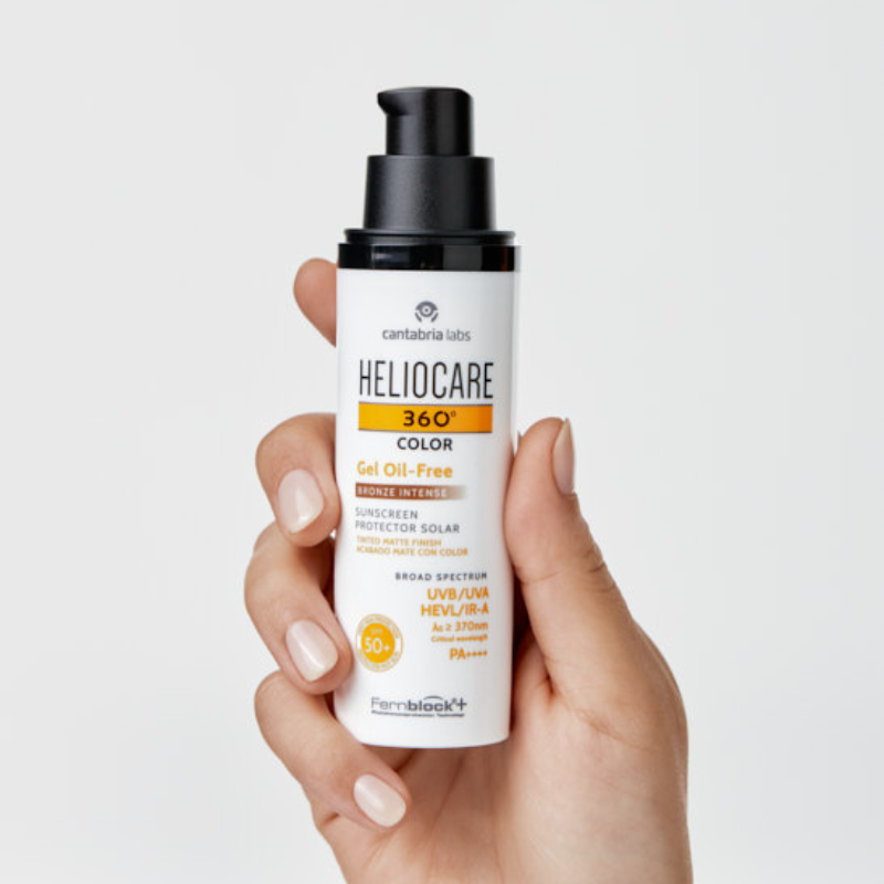 HELIOCARE 360° COLOR sunscreen with oil-free gel color SPF50+ #Bronze intense 50 ml