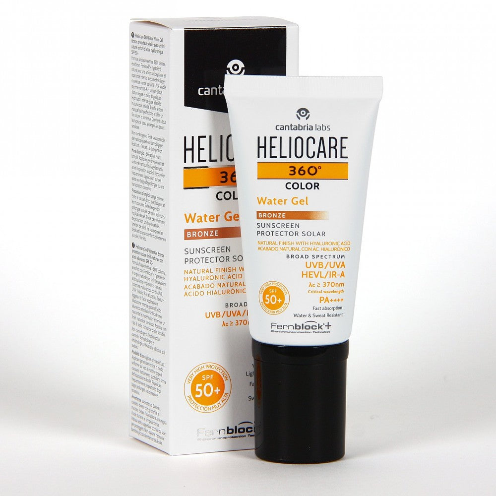 HELIOCARE 360° COLOR sunscreen with aqua gel color SPF50+ #bronze 50 ml