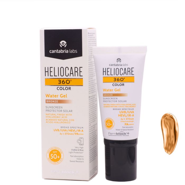 HELIOCARE 360° COLOR sunscreen with aqua gel color SPF50+ #bronze 50 ml
