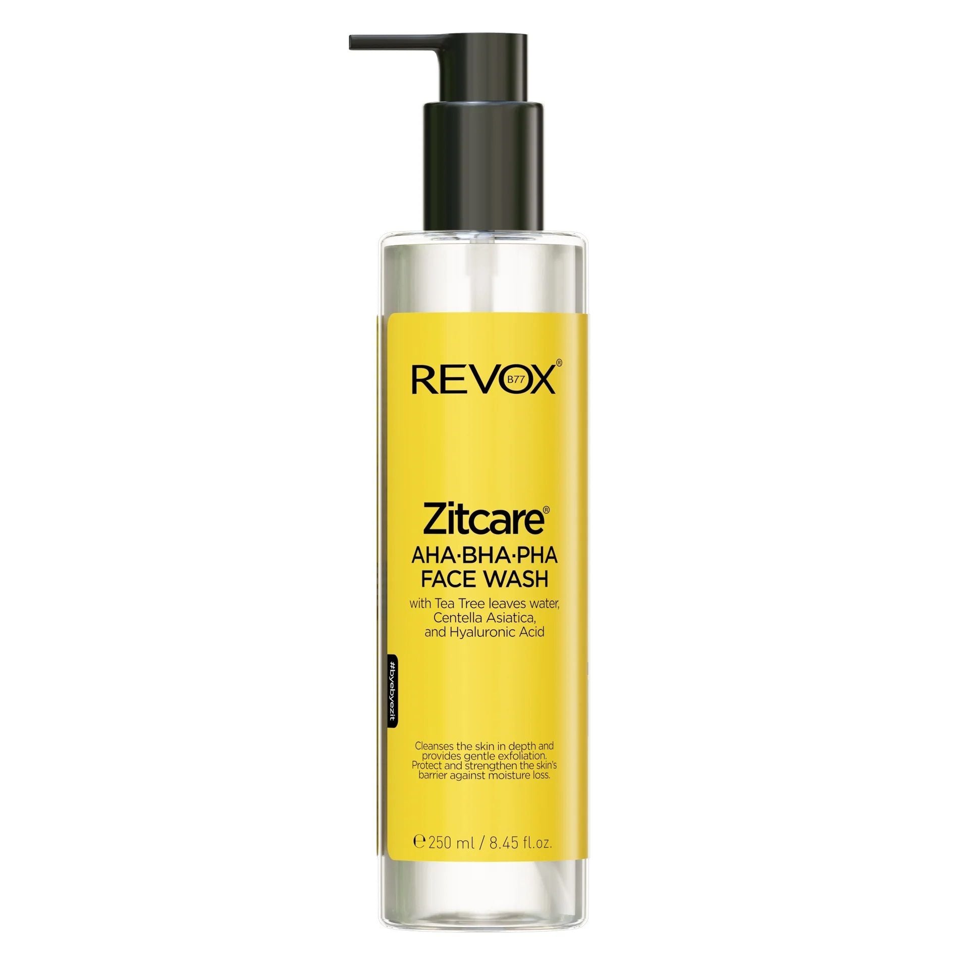 REVOX B77 ZITCARE AHA.BHA.PHA. face wash 250ml