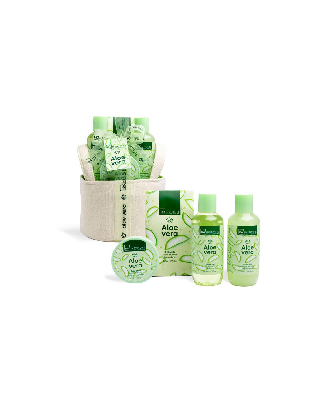 IDC INSTITUTE ALOE VERA 4-piece case