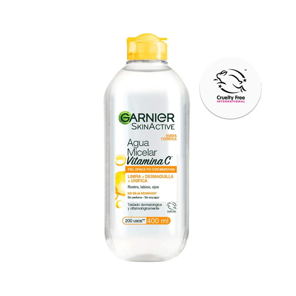GARNIER SKINACTIVE Vitamin C Micellar Water for dull, uneven-toned skin 400 ml