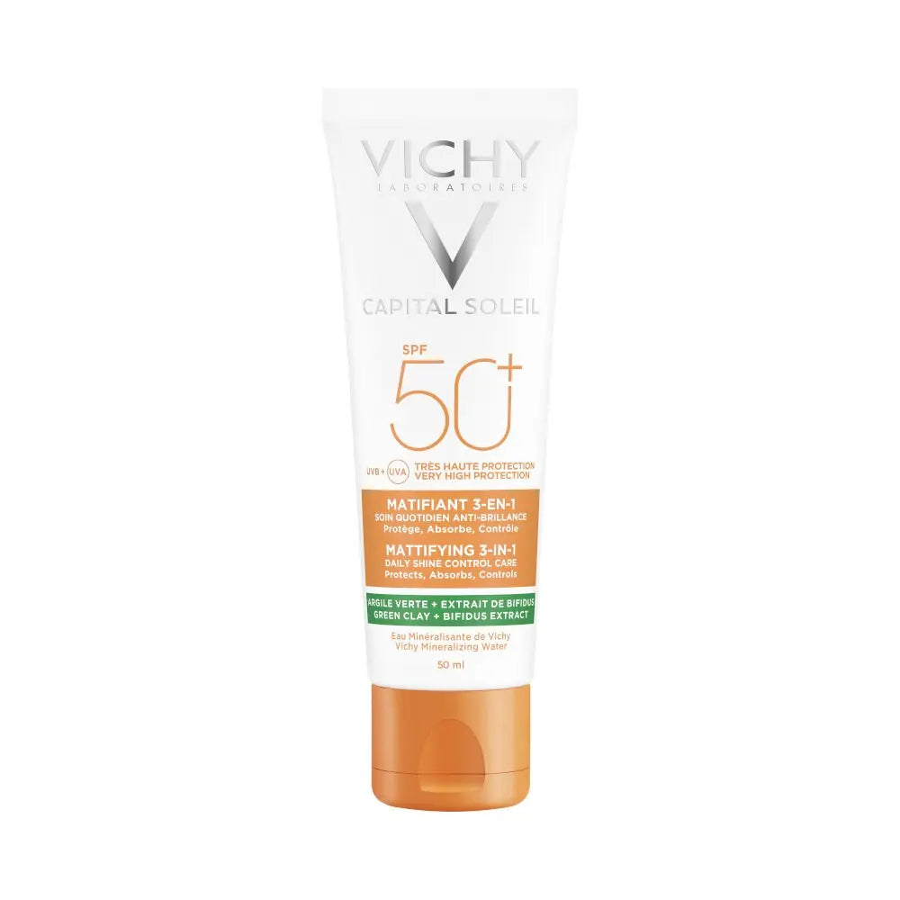 VICHY CAPITAL SOLEIL matifiant 3-en-1 SPF50+ 50 ml