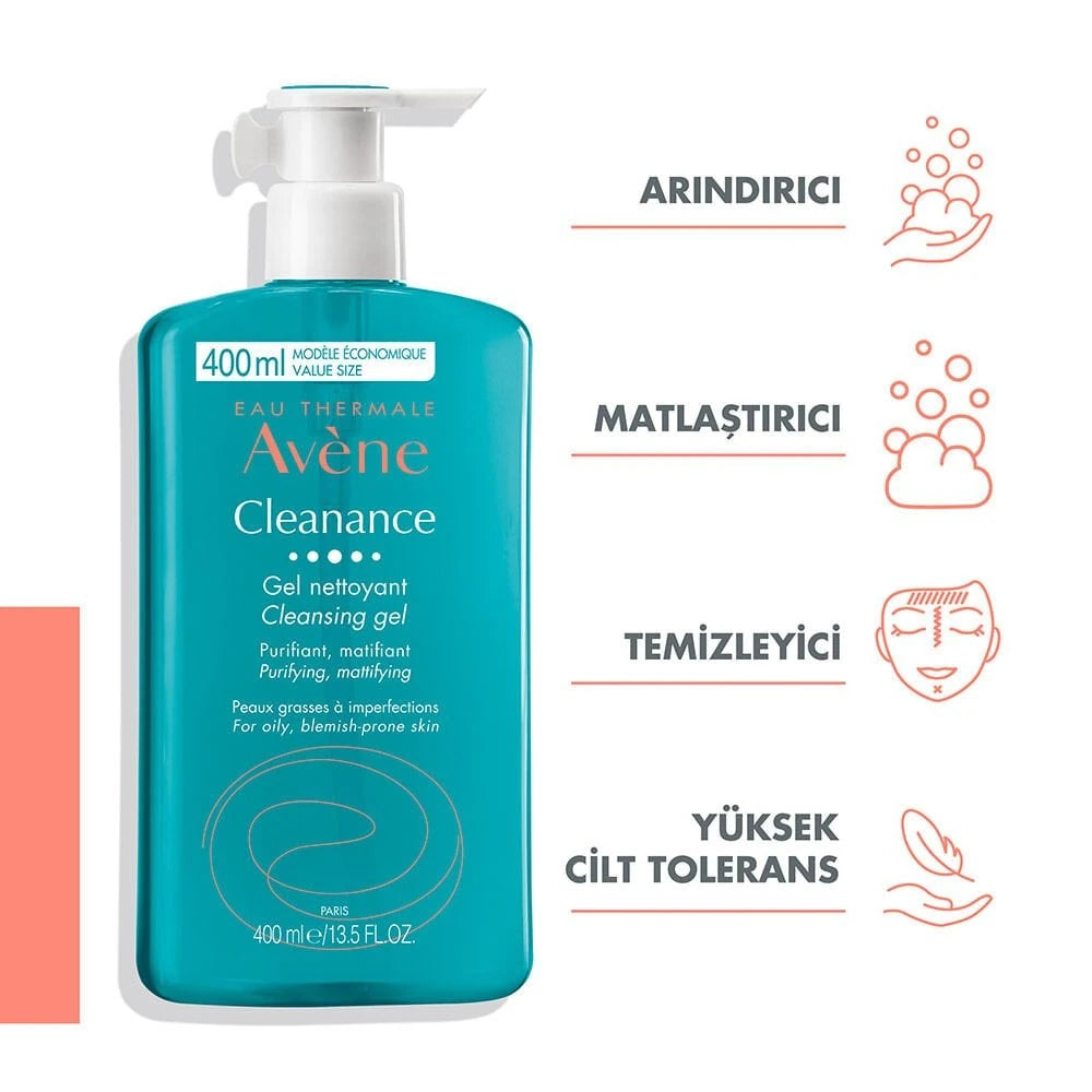 AVÈNE CLEANANCE gel limpiador 400 ml