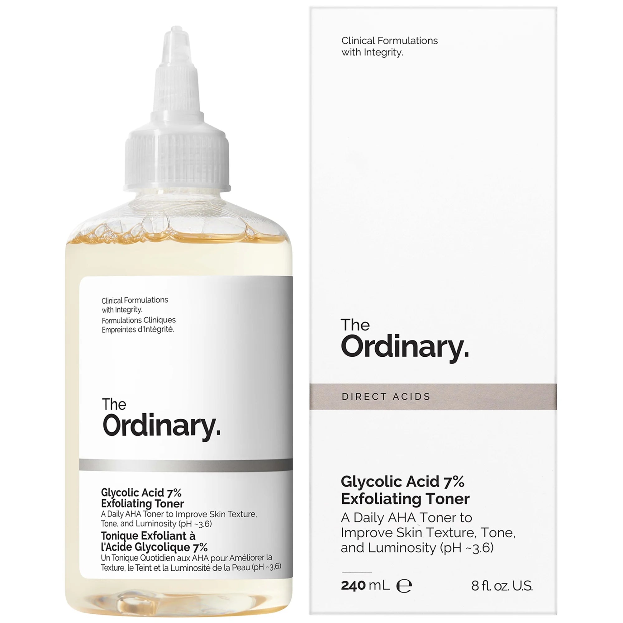THE ORDINARY GLYCOLIC ACID 7% Exfoliating Toner 240 ml