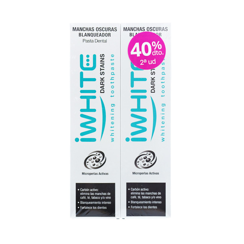 IWHITE TOOTHPASTE dark spots whitening pack 2 x 75 ml
