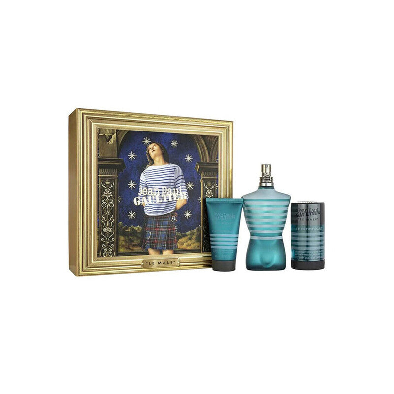 JEAN PAUL GAULTIER LE MALE CASE 3 pcs