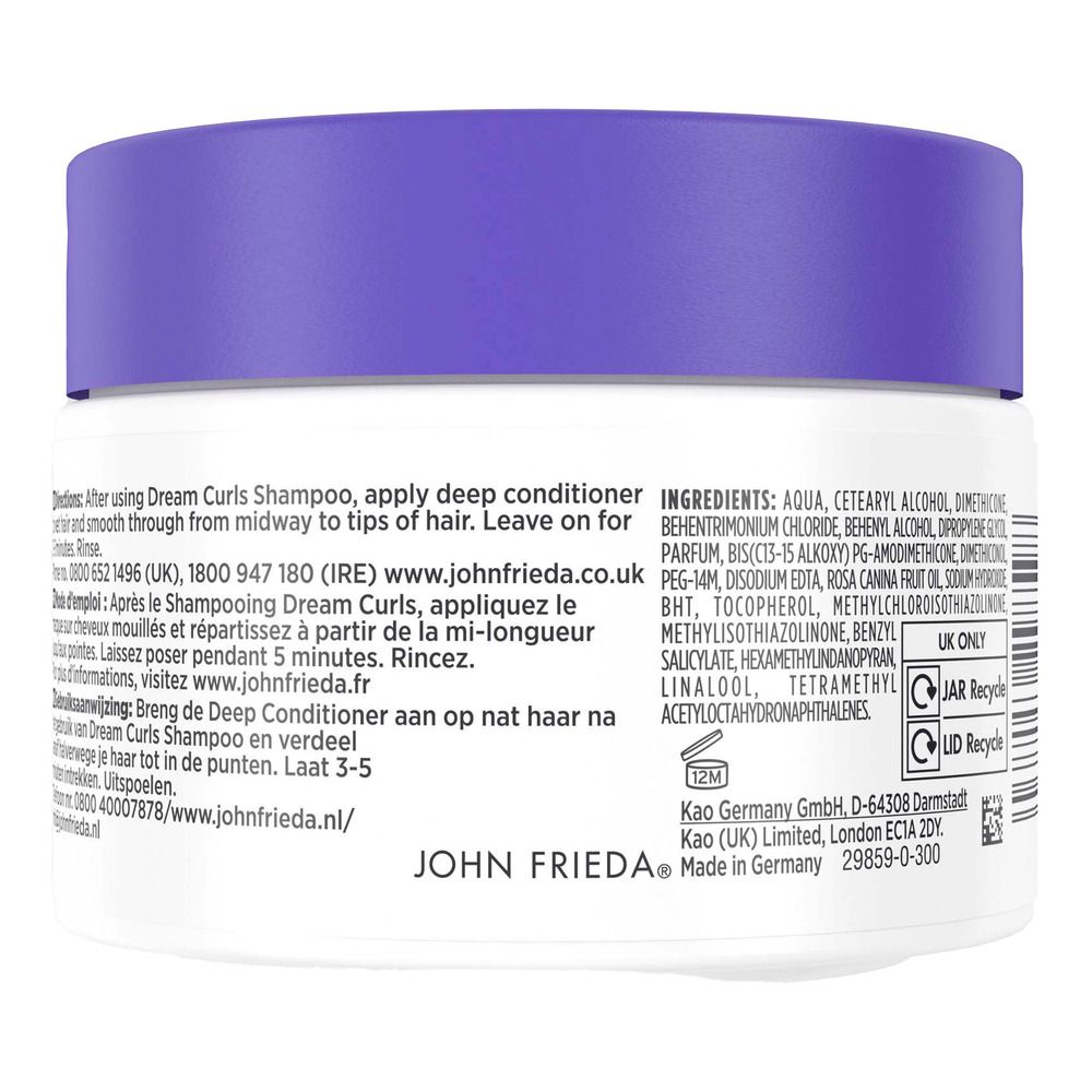 JOHN FRIEDA FRIZZ-EASE dream curls nourishing curl mask 250 ml