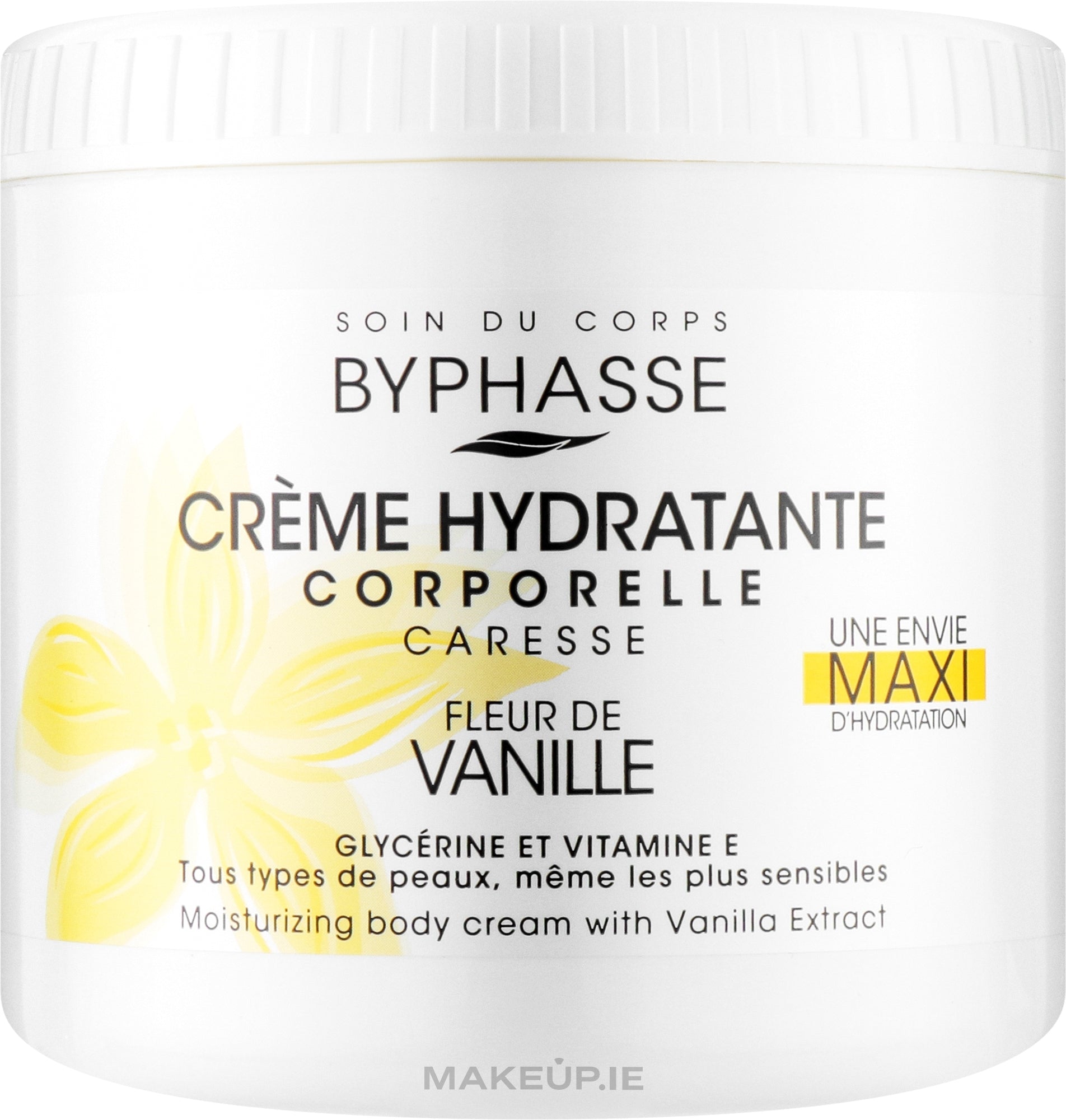 BYPHASSE MOISTURIZING BODY CREAM #VANILLA 500 ml