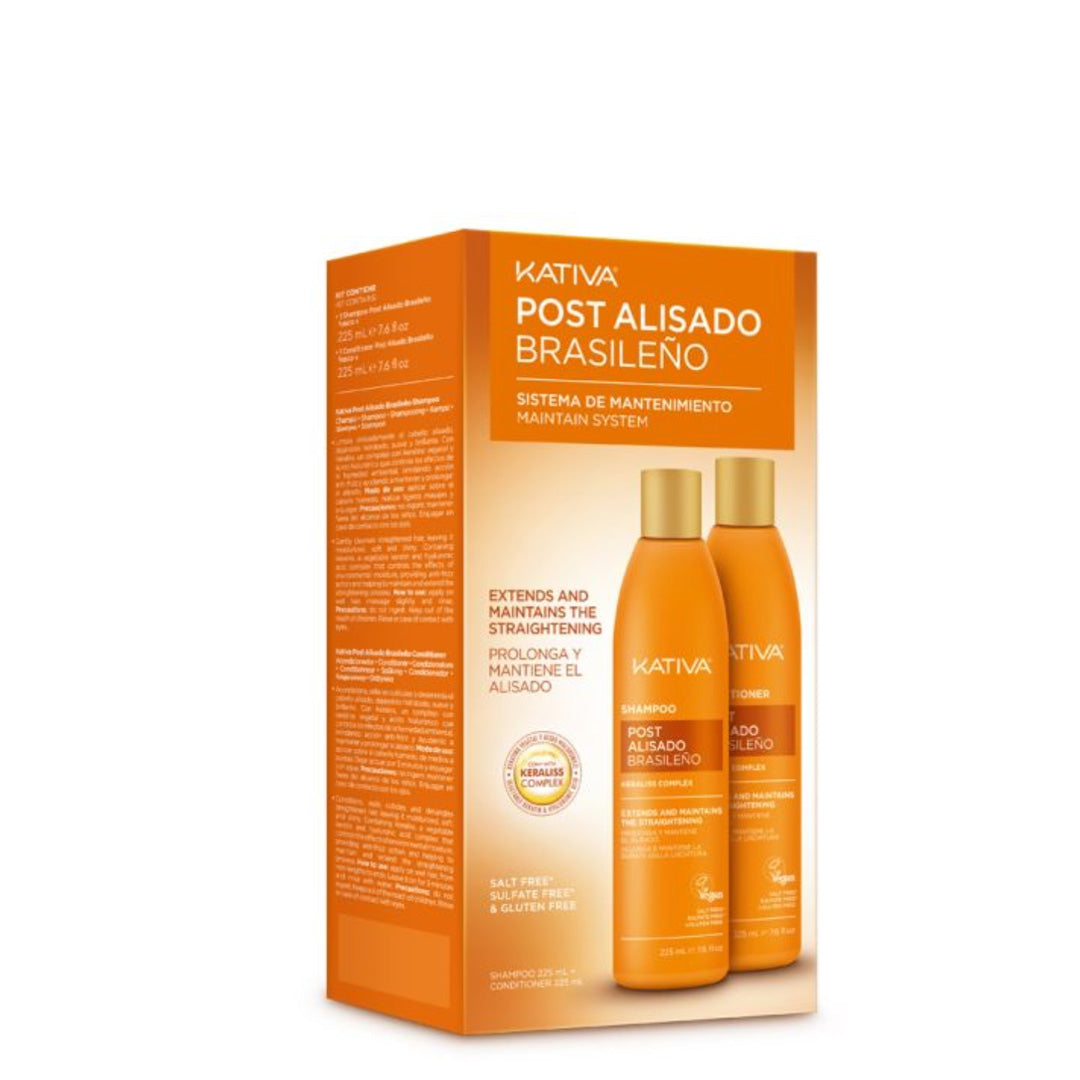 KATIVA PROFESIONAL POST ALISADO BRASILEÑO LOTE 2 pz