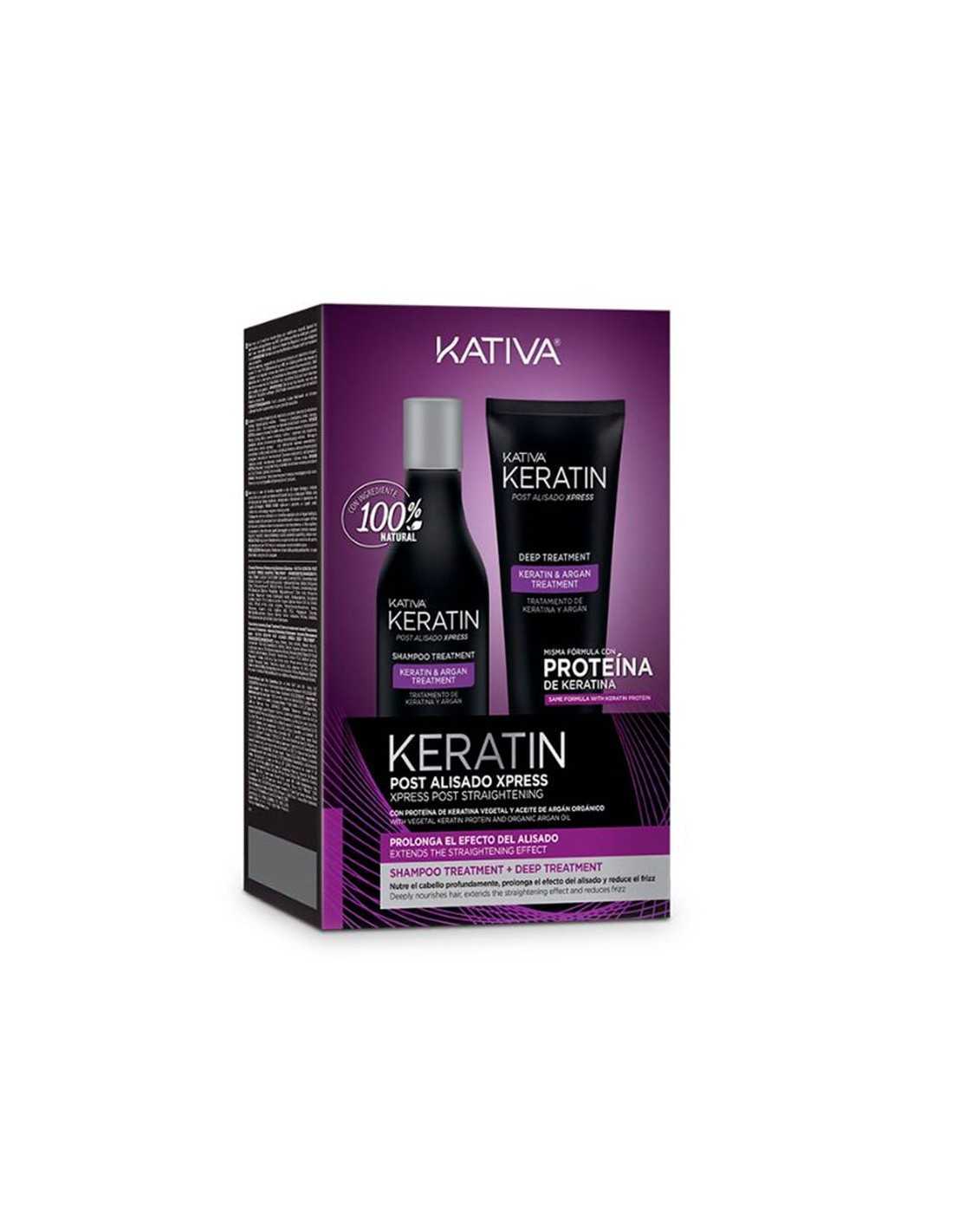 KATIVA KERATIN EXPRESS POST BRAZILIAN STRAIGHTENING SET 2 pcs