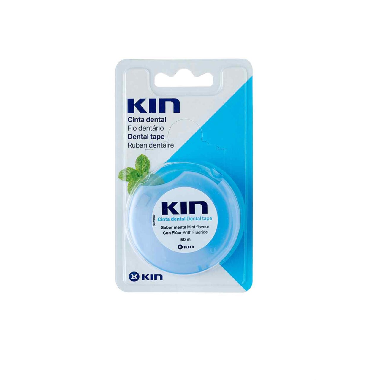 KIN DENTAL TAPE with fluoride #mint 50 ml