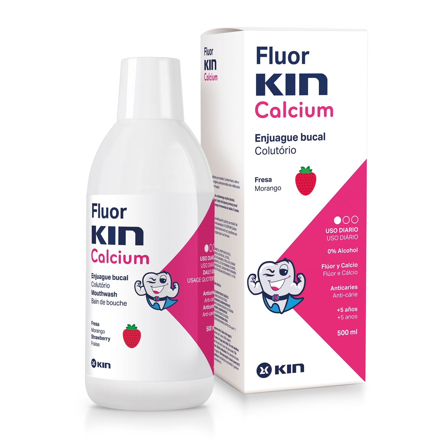 FLUORKIN CALCIUM mouthwash 500 ml