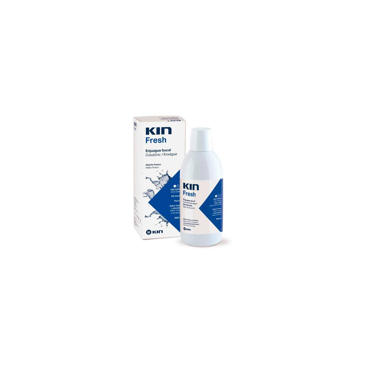 KIN FRESH aliento fresco enjuague bucal 500 ml
