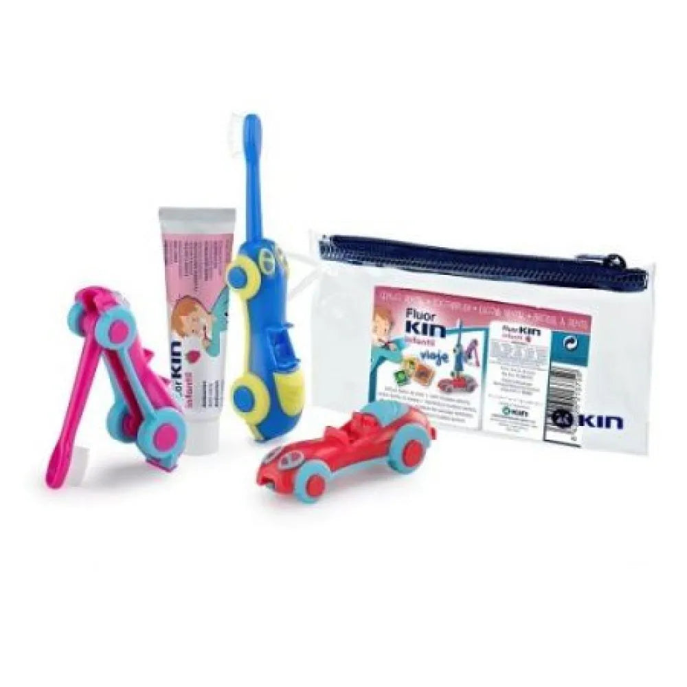 FLUORKIN INFANTIL VIAJE COCHE set 3 pz