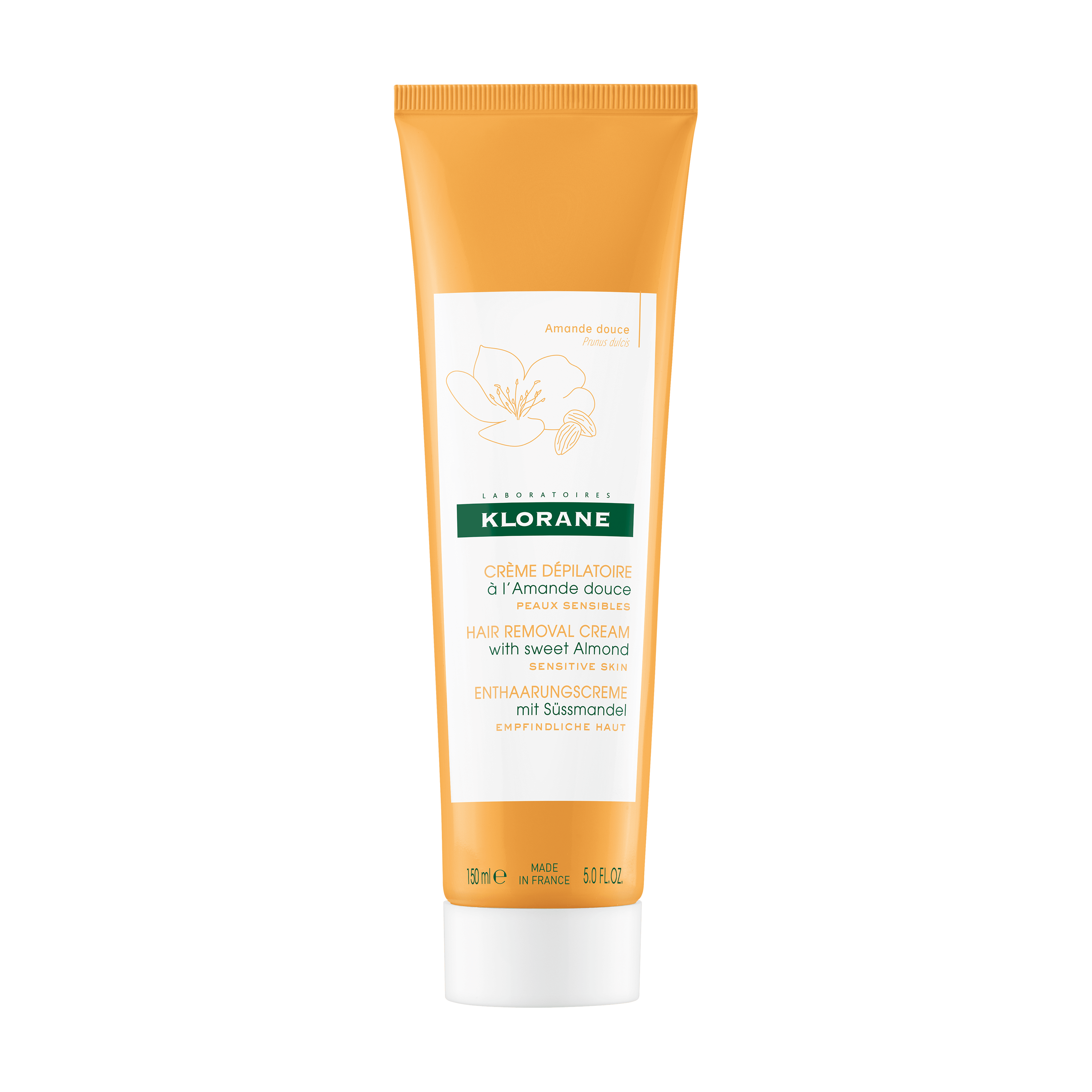 KLORANE SWEET ALMOND depilatory cream 150 ml