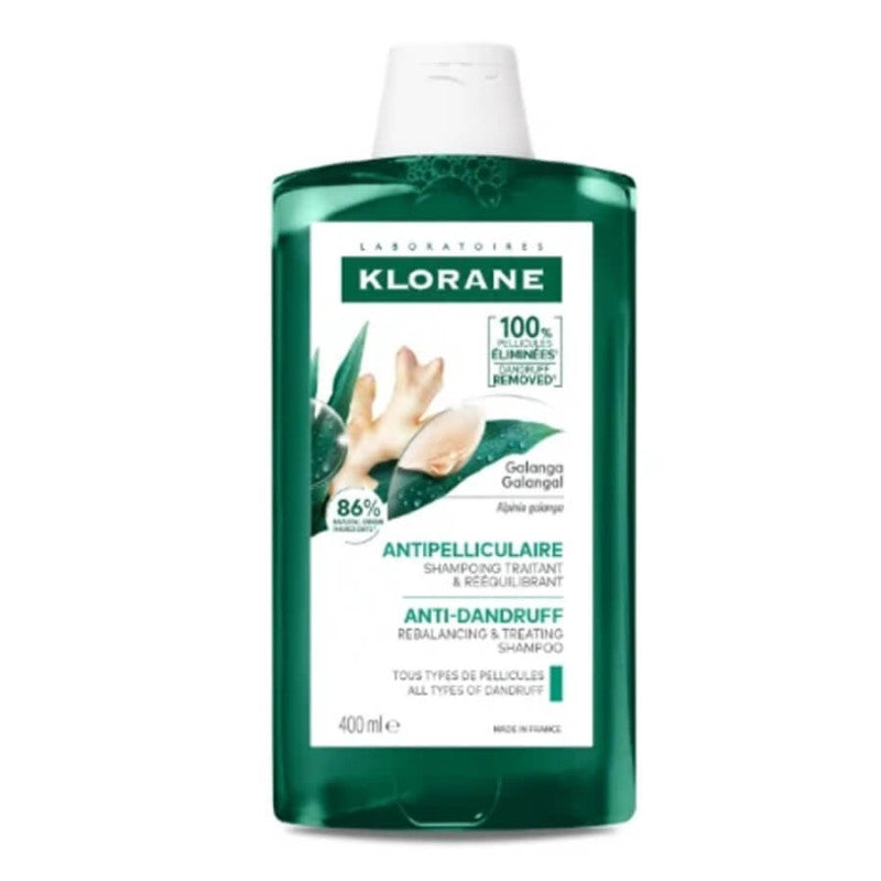 KLORANE GALANGA rebalancing and treating anti-dandruff shampoo 400 ml