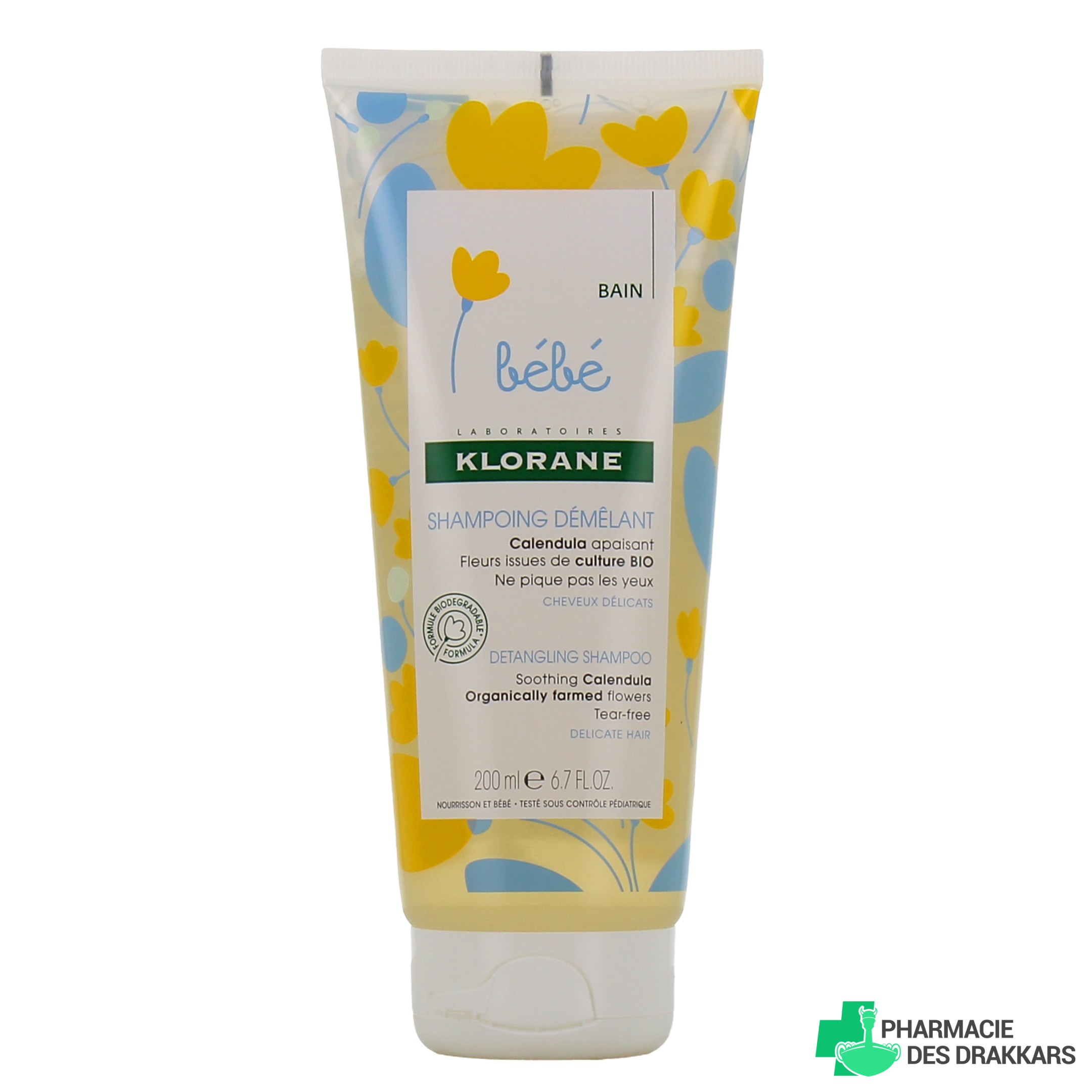 KLORANE BÉBÉ calming detangling shampoo 200 ml
