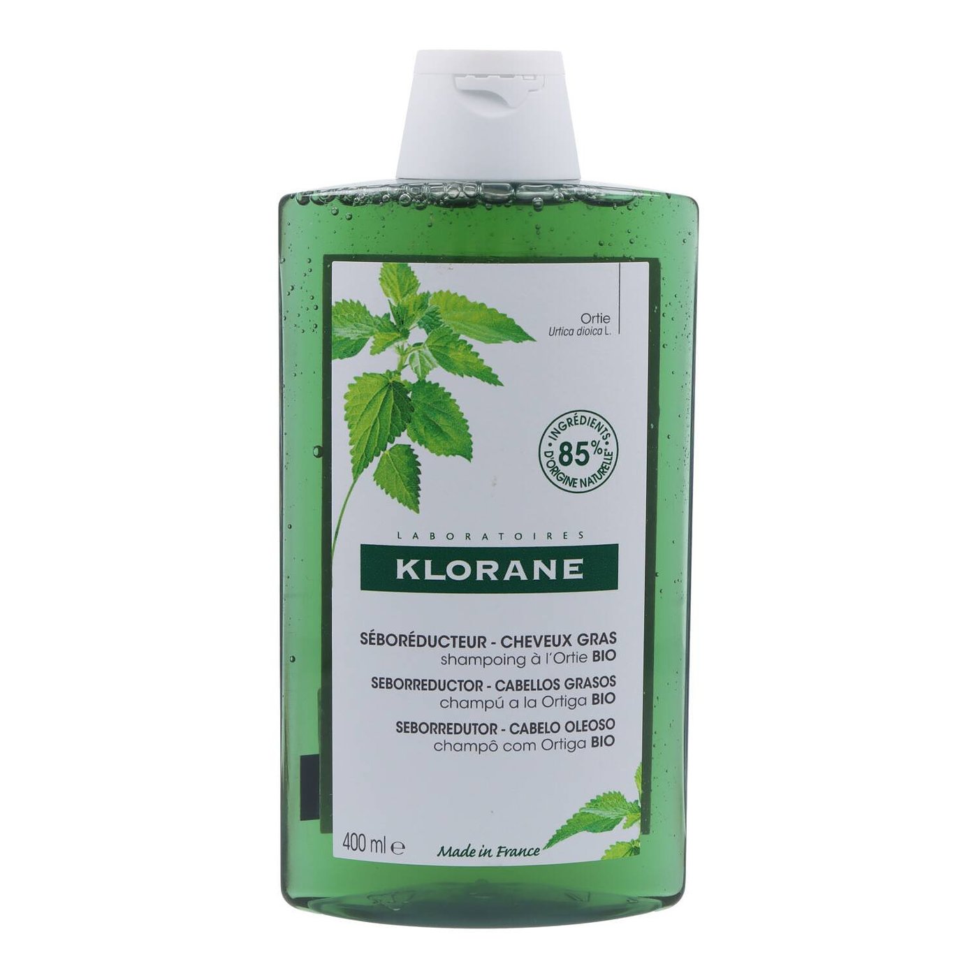 KLORANE A LA ORTIGA BIO sebum-regulating shampoo for oily hair 400 ml