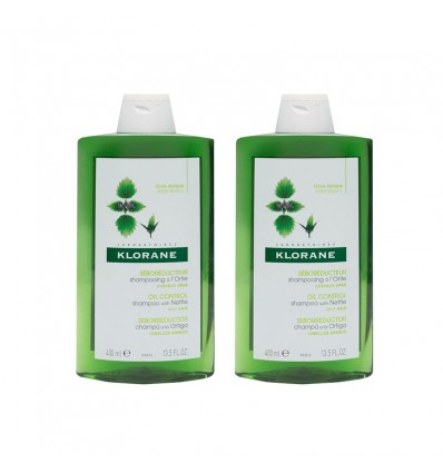 KLORANE With Quinine and Edelweiss Organic Anti-Hair Loss Shampoo 400ml
