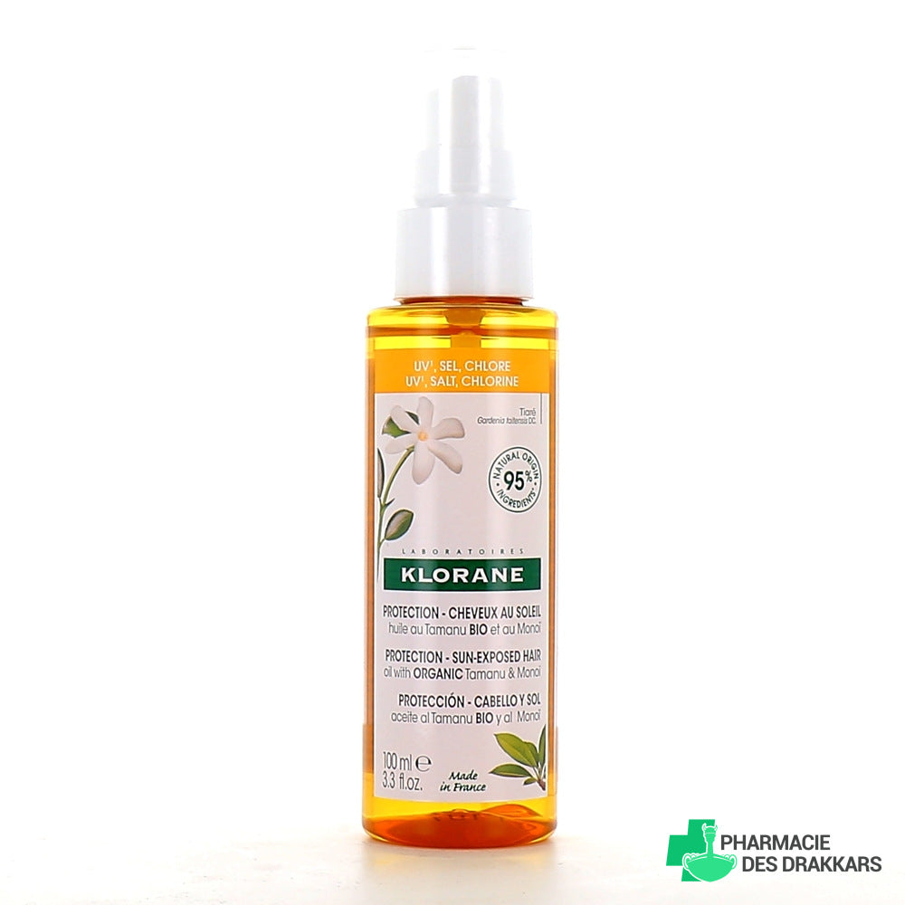 KLORANE POLYSIANES MONOÏ Y TAMANU BIO hair oil 100 ml