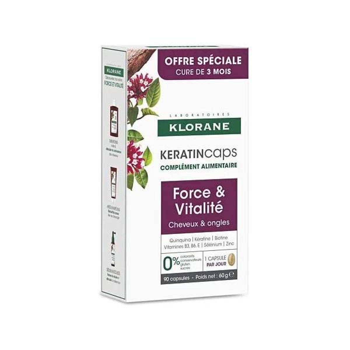 KLORANE A LA KERATIN food supplement hair and nails 30 u